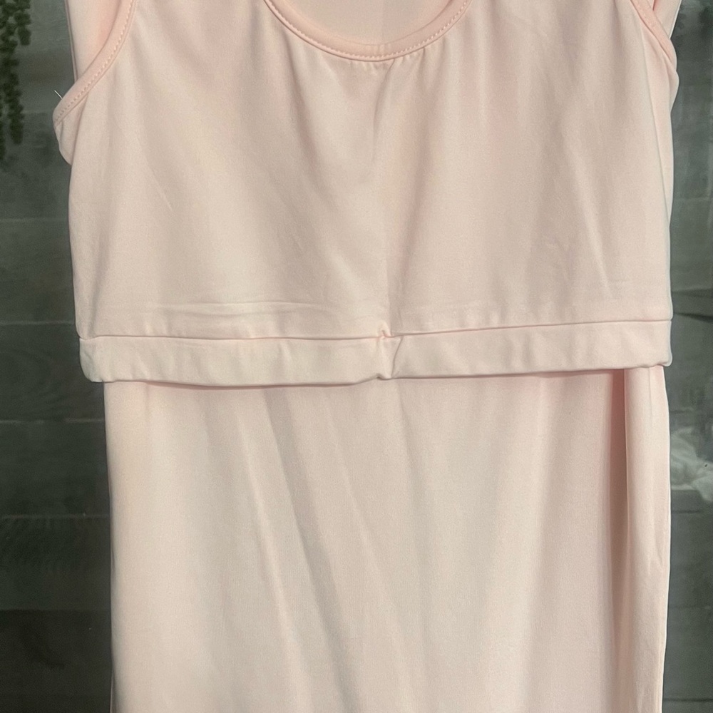 Women’s Light Pink Set (Skirt and cropped top)
